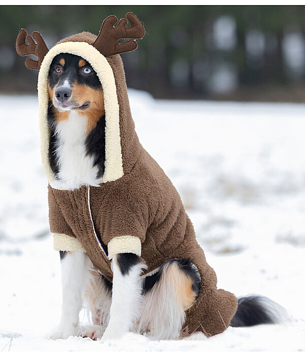 Cuddly Dog Onesie Rudolph