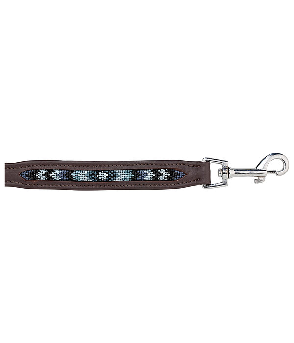 Beaded Leather Dog Lead Austin