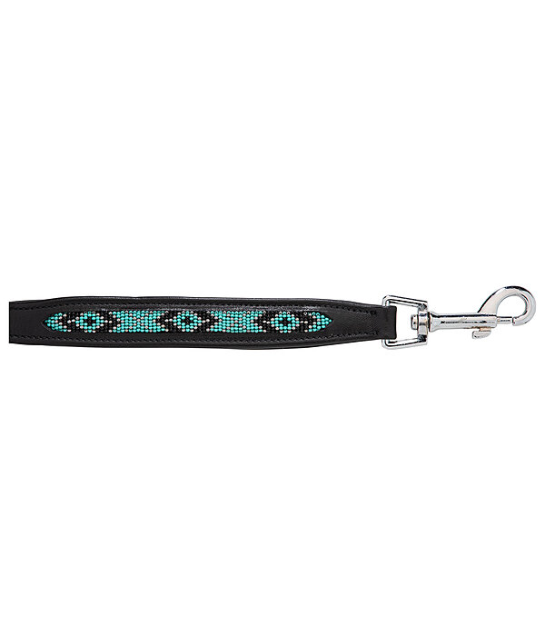Beaded Leather Dog Lead Austin