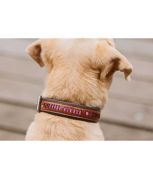 Leather Dog Collar Good Dog