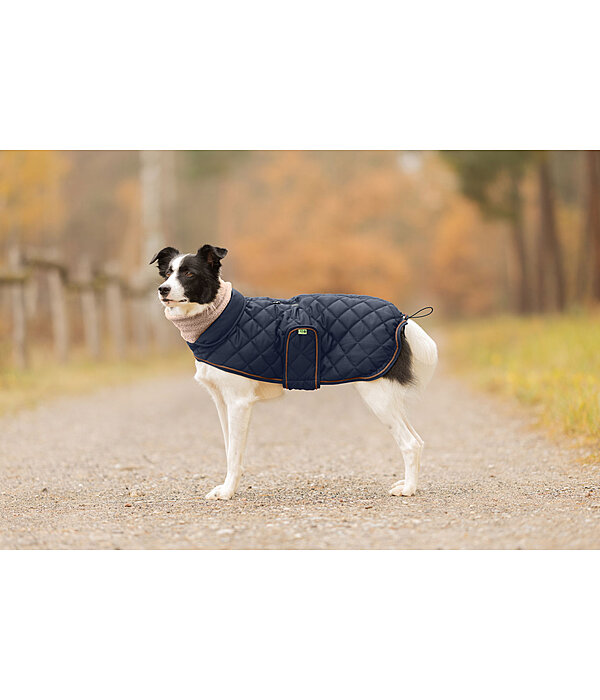 Quilted Dog Coat with Teddy Fleece Lining Holly