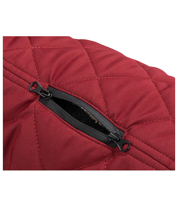 Quilted Dog Coat with Teddy Fleece Lining Holly
