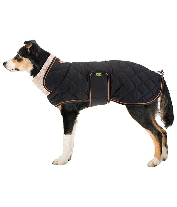 Quilted Dog Coat with Teddy Fleece Lining Holly