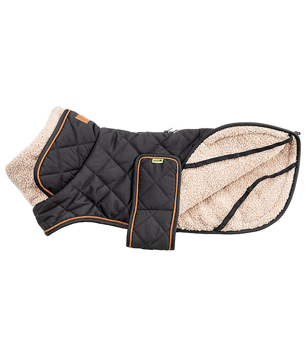 Quilted Dog Coat with Teddy Fleece Lining Holly