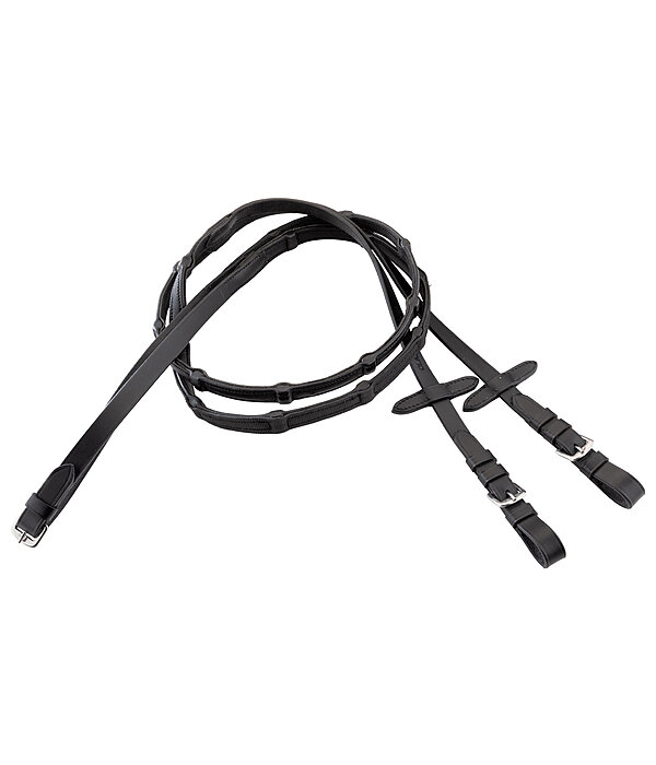 Anti-Slip Leather Reins with Soft Stops