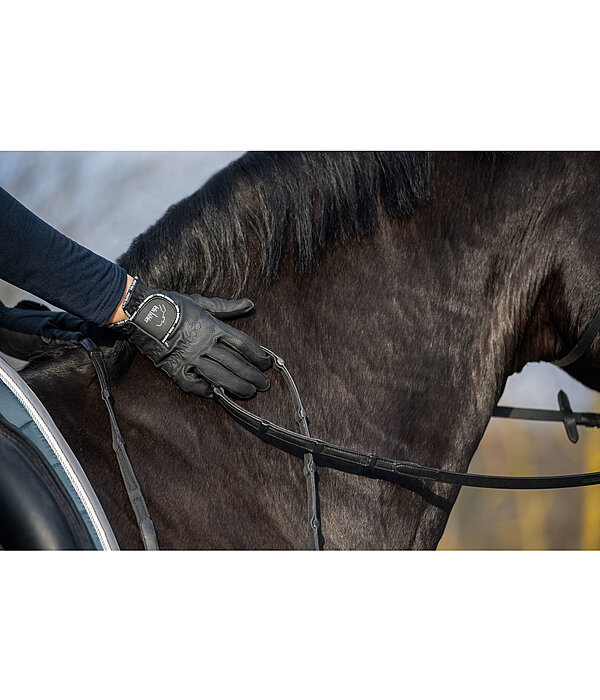 Anti-Slip Leather Reins with Soft Stops