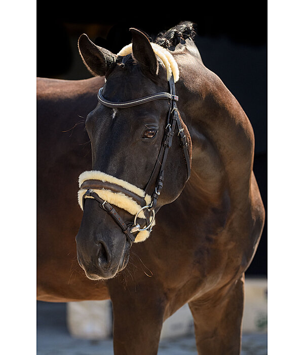 Soft Comfort II Flash Bridle with Sheepskin Padding