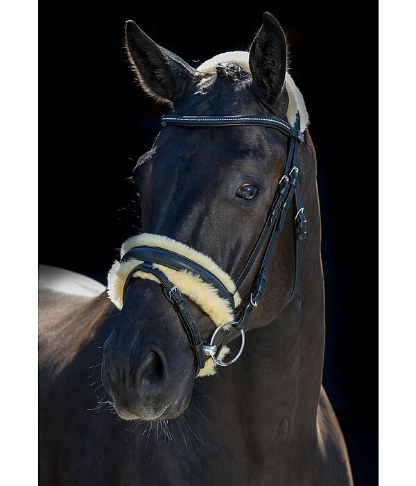 Soft Comfort II Flash Bridle with Sheepskin Padding