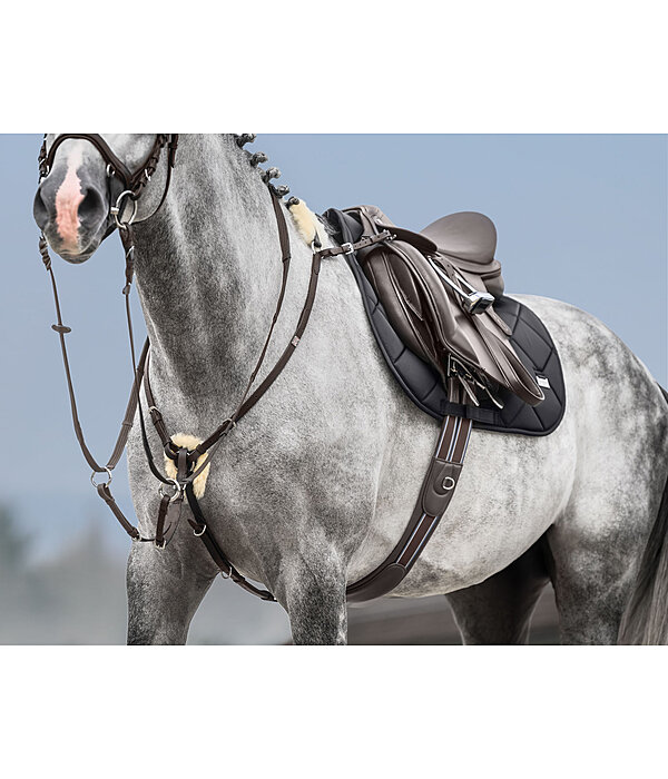 Elastic Sheepskin Breastplate Quick Fit