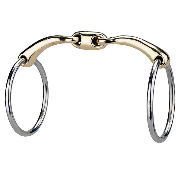 Loose Ring Snaffle Bit Anatomica, Double-Jointed