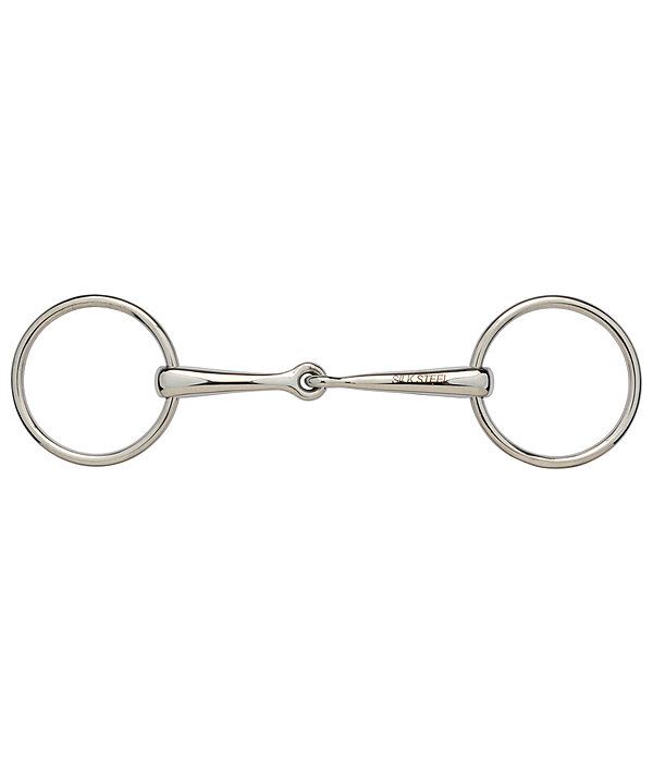 Loose Ring Snaffle Bit THIN Single  Jointed