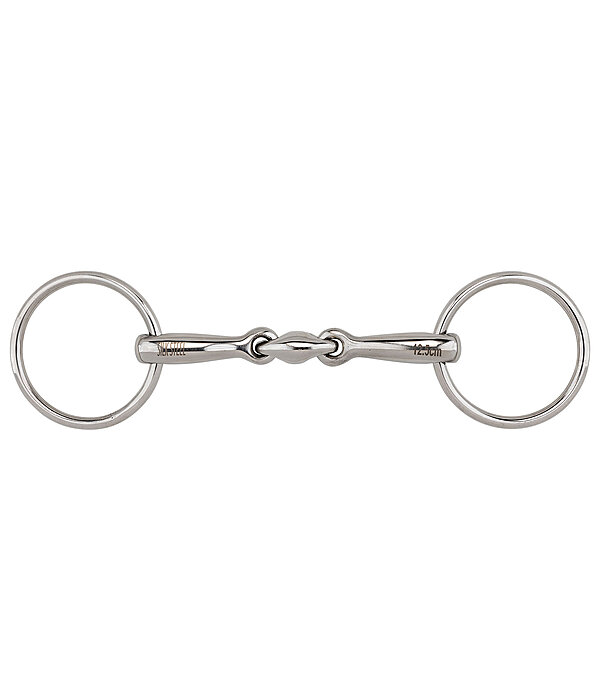Loose Ring Snaffle Bit THIN Double-Jointed