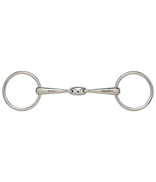 Loose Ring Snaffle Bit THIN Double-Jointed