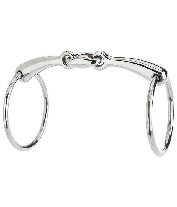 Loose Ring Snaffle Bit THIN Double-Jointed