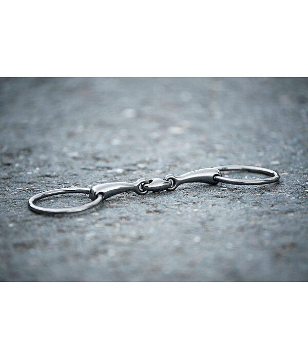 Loose Ring Snaffle Bit THIN Double-Jointed