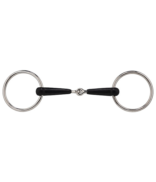 Rubber Snaffle Single-Jointed