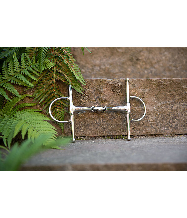Full Cheek Eggbutt Bit, double-jointed 16mm