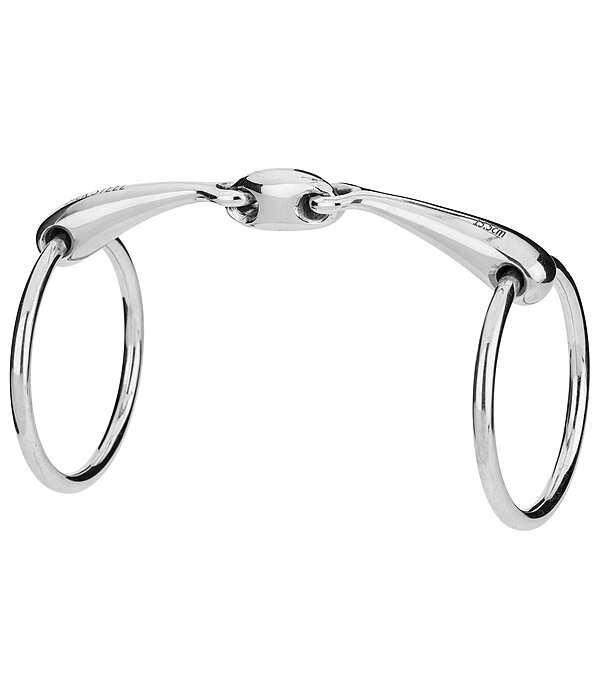 Snaffle Bit, Double-jointed with Lock-Up 14mm