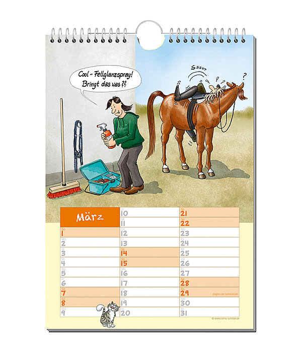 Horse Tales: Comic Calendar 2026
