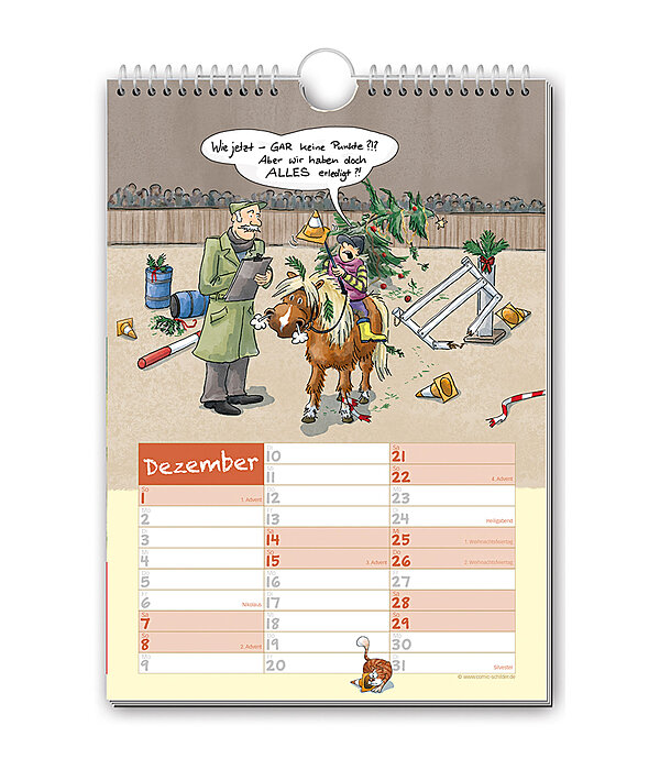 Horse Tales: Comic Calendar 2026