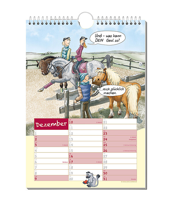 Horse Tales: Comic Calendar 2026