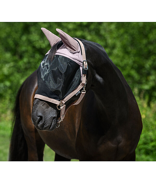 Fly Protection Headcollar with Integrated Fly Mask All-In-One