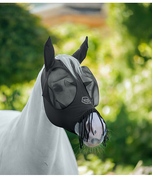 Fly Mask Stretch Comfort with Nostril Protection and Zip