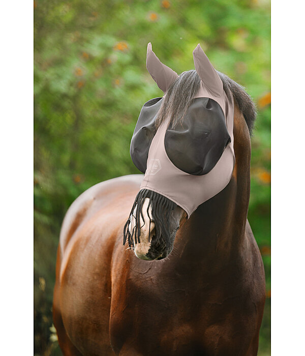 Fly Mask Stretch Comfort with Nostril Protection and Zip