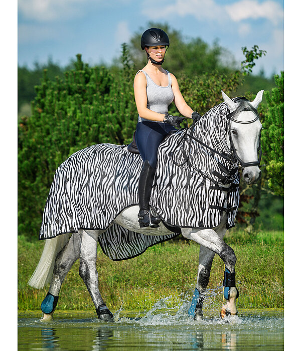 Zebra Exercise Fly Rug