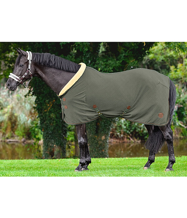 Fleece Wicking Rug Timeless Elegance with Teddy Fleece Collar