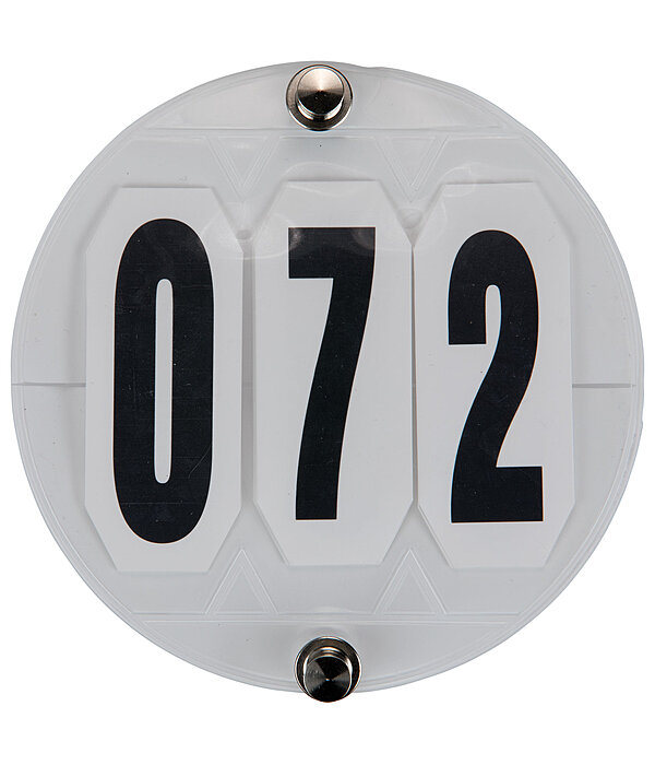 Competition Numbers for Saddle Pad, Round