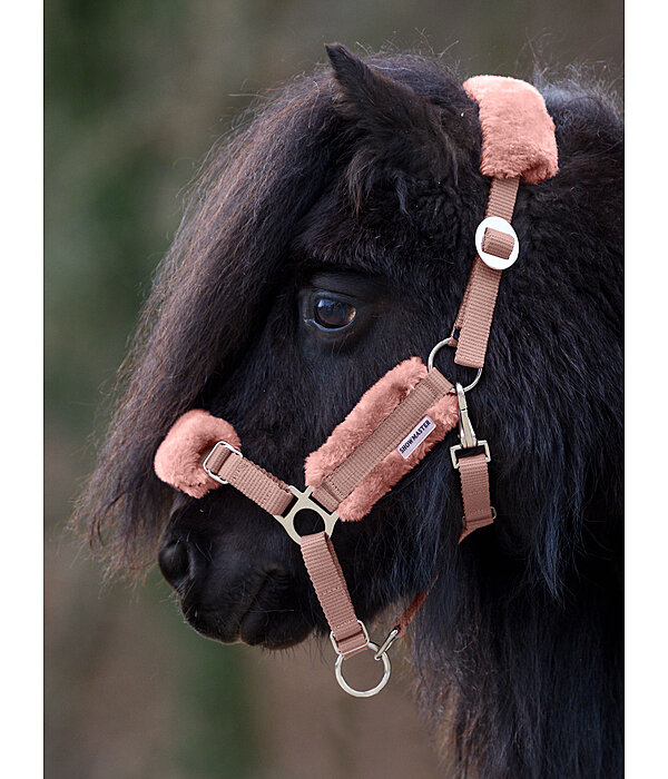 Foal & Shetland Pony Teddy Fleece Headcollar Cozy Adjustable
