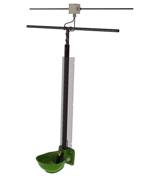 Heatable Automatic Drinker with Pressure Tube Valve