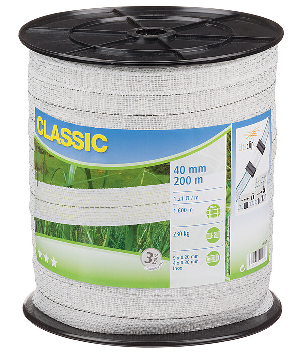 Electric Fence Tape Classic, 200 m / 40 mm