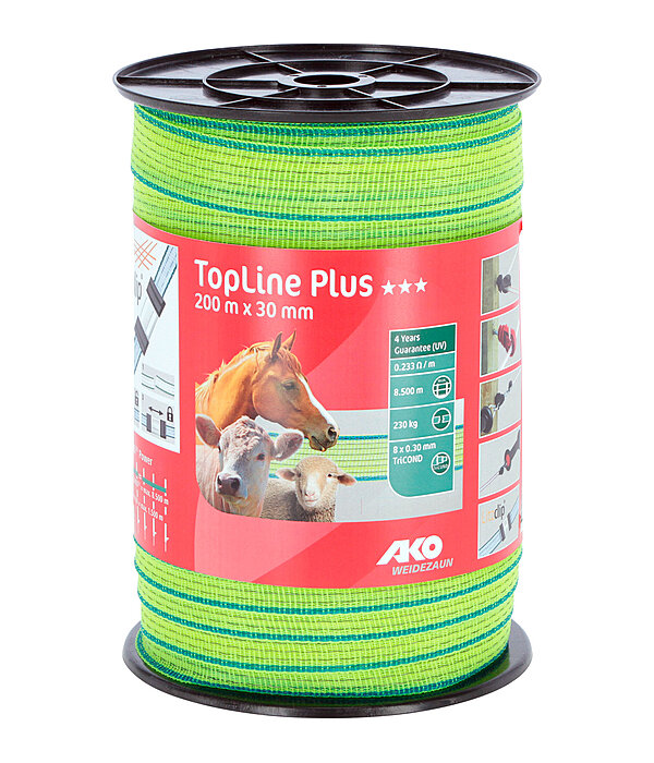 Electric Fence Tape TopLine Plus 200m/30mm