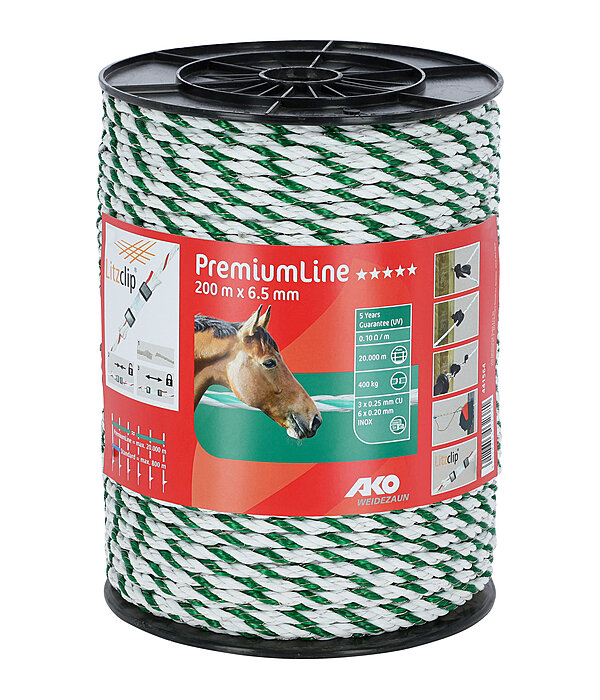 Electric Fence Rope PremiumLine 200m