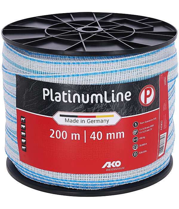 Electric Fence Tape PlatinumLine 200m/40mm