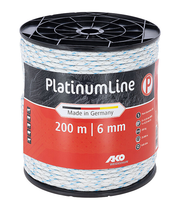 Electric Fence Rope PlatinumLine 200m