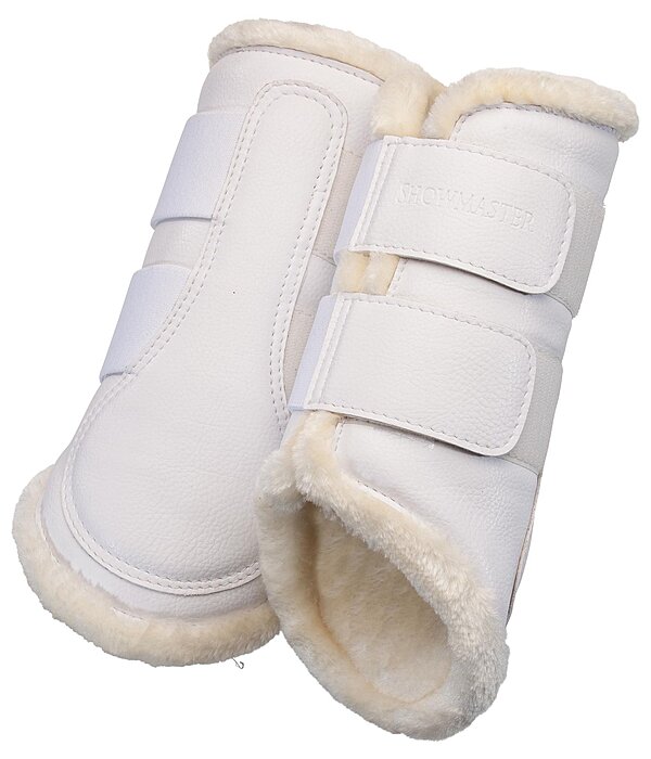 Dressage Boots Teddy Fleece, front legs