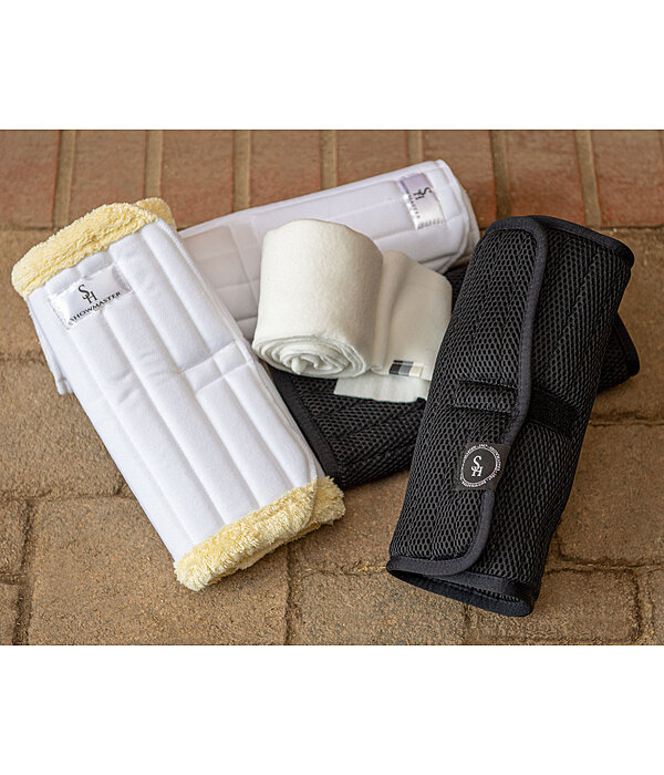 Velcro Teddy Fleece Leg Wraps