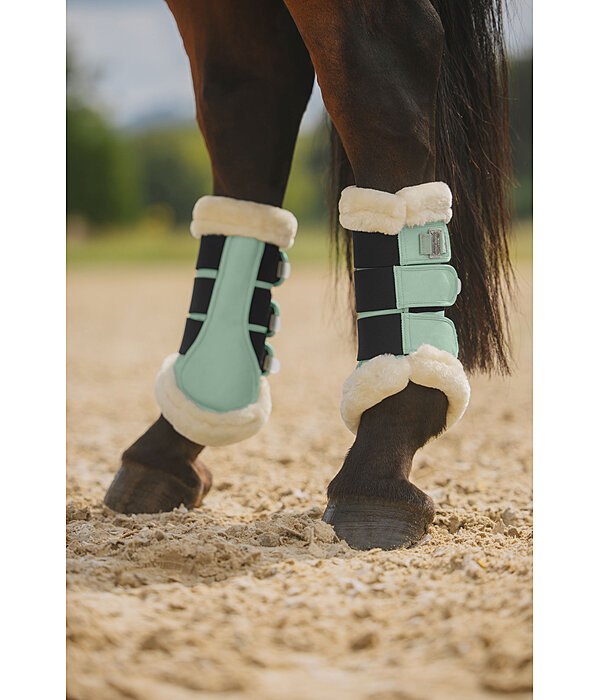 Teddy Fleece Dressage Boots Essential, hind legs