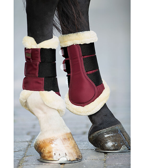 Teddy Fleece Dressage Boots Essential, hind legs