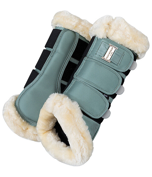 Teddy Fleece Dressage Boots Essential, Hind Legs