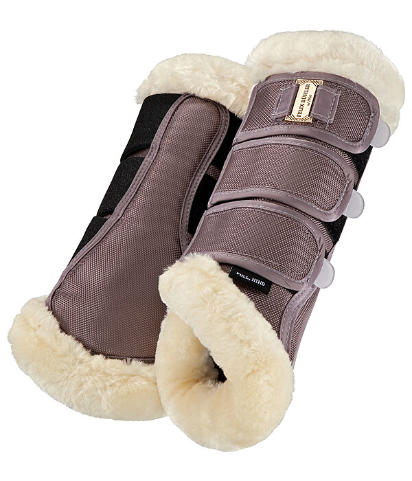 Teddy Fleece Dressage Boots Essential, hind legs