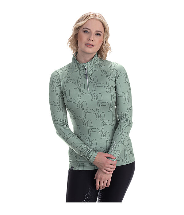 Zip Functional Long Sleeve Shirt Asta