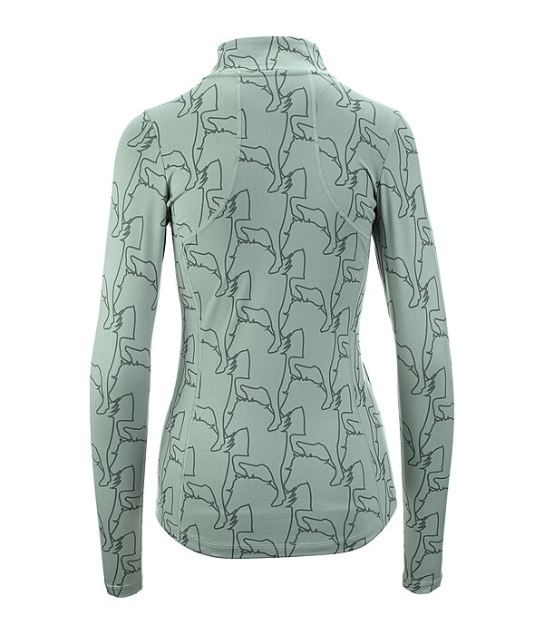 Zip Functional Long Sleeve Shirt Asta