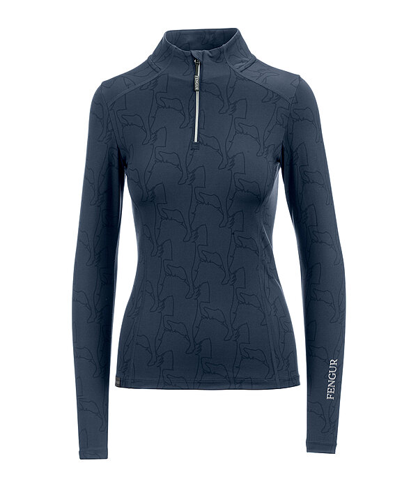 Zip Functional Long Sleeve Shirt Asta