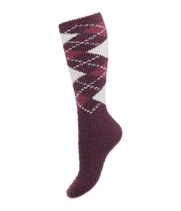 Knee High Socks Checked