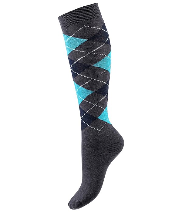 Argyle Knee High Socks