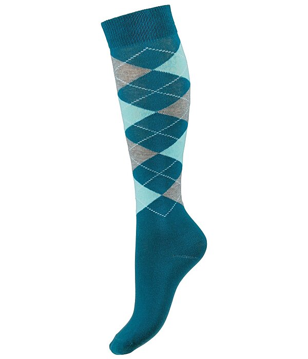 Argyle Knee Socks